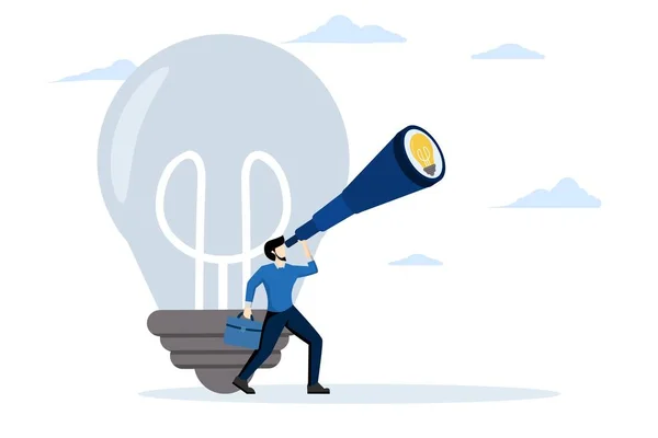 Nuevas Oportunidades Ideas Inspiración Encuentra Nuevas Ideas Los Negocios Innovación — Vector de stock