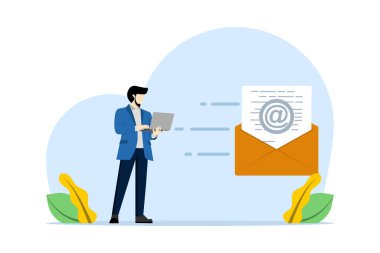 dijital pazarlama, iş pazarlama, e-posta pazarlama, başlangıç, girişimcilik, iş stratejisi, seo, geliştirme, web ve uygulama geliştirme, sosyal ağ. vektör düz illüstrasyon.