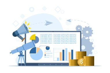 Köşe başındaki hedefe yönelik konsept, iş başarısı. İş amaçlarına ulaşmak için motivasyon ve takım çalışması arttı. Beyaz arkaplanda düz vektör illüstrasyonuna ulaşmanın yolları.