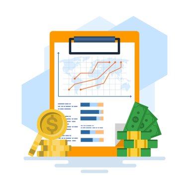 Çevrimiçi Finansal Büyüme Konsepti, İzole Arkaplan, Büyüme Diyagramı, Büyüme veya Başarı Üzerine İş Çizelgeleriyle Bilgisayar Aygıtı. Finansal Ögeler, İş Yatırımları, Finansal Piyasa Ticareti.