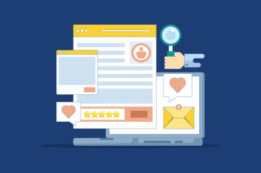 Konsept müşteriler ürün değerlendirmelerini web sitelerinde, marka pazarlama stratejilerinde, müşteri değerlendirmelerinde ve sosyal medyada paylaşırlar. Kullanıcı geribildirimi ve web sitesi reytingleri Müşteri geribildirimi, web sitelerini gözden geçirme.