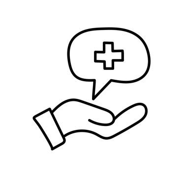 Acil Tıbbın El Çizimi simgesi