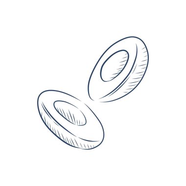 Web tasarımı ya da mobil uygulama için özetlenmiş Gıda Simgesi Kahvaltısı. 10 saniye.