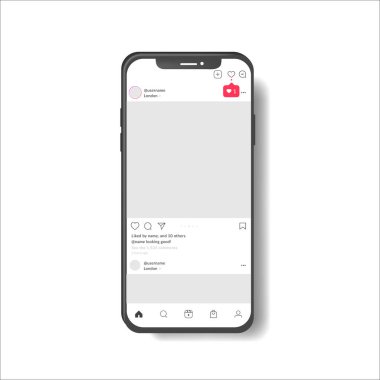 Gerçekçi bir akıllı telefon modeli. Sunum şablonu için UI UX aygıtı modeli. - Evet. Cep telefonu çerçevesi boş ekran izole şablonlar, telefon açıları farklı görüntüler. 3d izometrik çizim cep telefonu