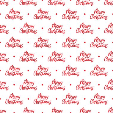 Mutlu Noel mektupları tasarım kalıpları. Vektör illüstrasyonu EPS10