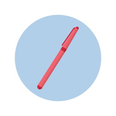 Okul kalem tasarımı. Yazdırma, çıkartma, davetiye kartları, web tasarımı, bloglar, sosyal medya ve daha fazlası için vektör illüstrasyonları.