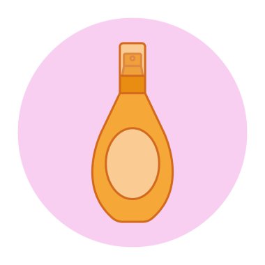 Parfüm spreyi tasarımı. Yazdırma, çıkartma, davetiye kartları, web tasarımı, bloglar, sosyal medya ve daha fazlası için vektör illüstrasyonları.