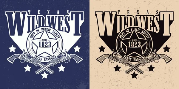 Tipografia Vintage Grafica Shirt Wild West Francobolli Abbigliamento Tee Print Grafiche Vettoriali