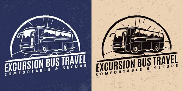Autobus Società Viaggi Logo Disegni Illustrazioni Stock Royalty Free