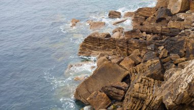 San Sebastian dalgaları ve okyanusu