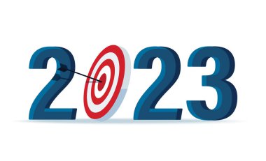 2023 yılınız kutlu olsun. Hedef vektör çizimine ulaştınız.
