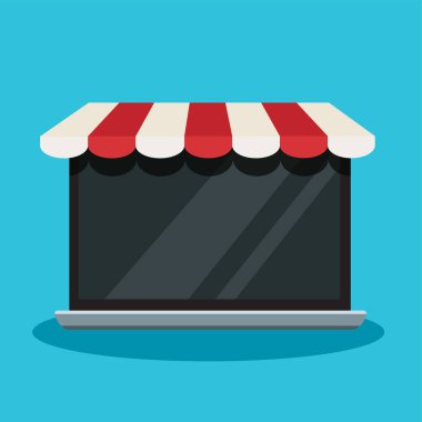 Uygulama kavramı için online alışveriş, çevrimiçi dijital pazarlama