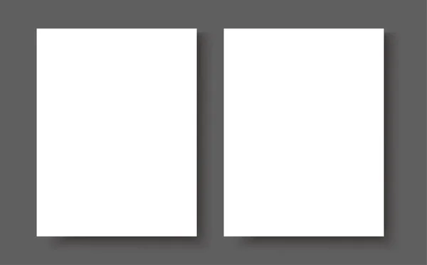 Blanco Notebook Papier Vel Vector Illustratie — Stockvector