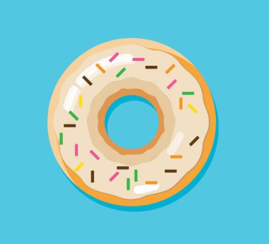 donut isolate element vector illustration