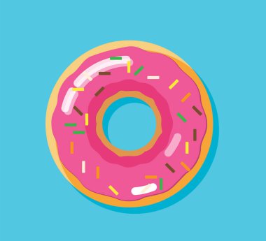 donut isolate element vector illustration