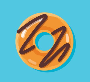 donut isolate element vector illustration