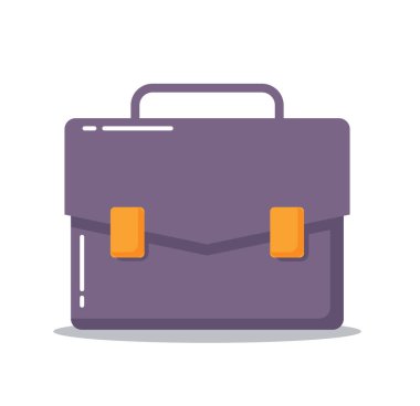 business briefcase isolated vector illustration
