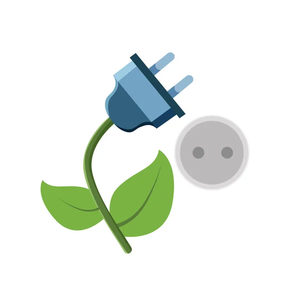 Electrical Outlet Plugs Vector Illustration — Vector de stock