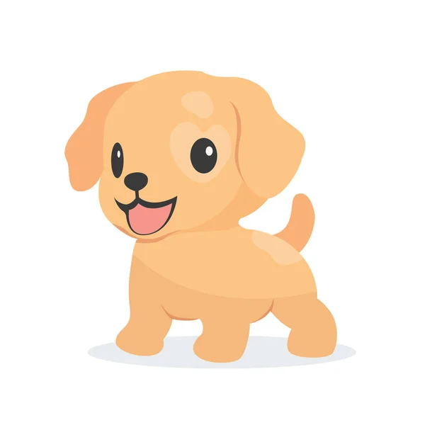 Desenhos Animados Cachorro Cão Vetor Ilustração — Vetor de Stock