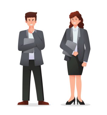 Takım elbiseli insanlar. iş adamları vektör illüstrasyonu