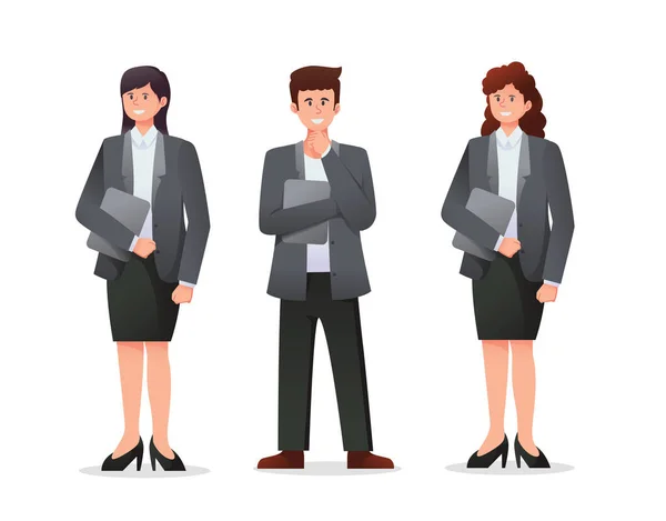 stock vector people in suit. business people vector illustration