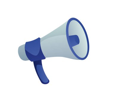 Speaker Megaphone isolated vector illustration