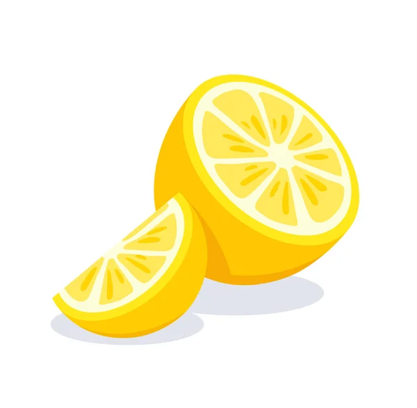 Желтый Лимонный Вектор — стоковый вектор