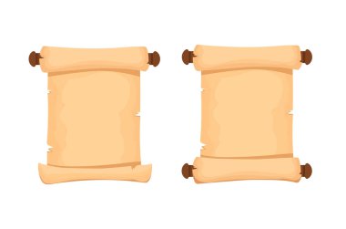 Parşömen kağıdı vintage vektör illüstrasyonuName