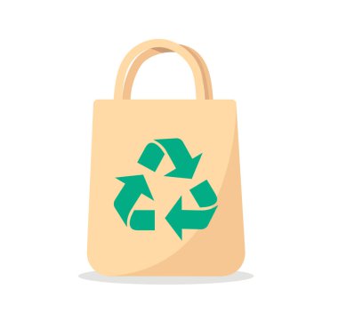 Çöp torbası. Geri dönüşüm çantası