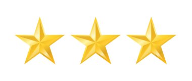 Parlak Altın Yıldız vektör çizimi