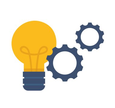 Vites vektör illüstrasyonlu ampul