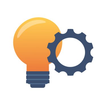 Vites vektör illüstrasyonlu ampul