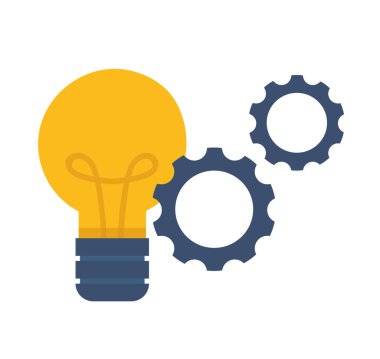 Vites vektör illüstrasyonlu ampul