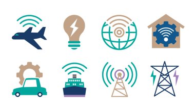 Akıllı Ulaşım ve IoT Simgeleri