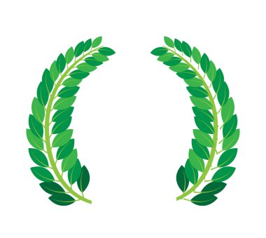 Çiçek Dekoratif Asmalar ve Çelenk Elementleri vektör çizimi