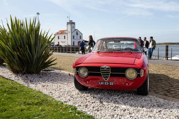 Marzo 2023 Alfa Romeo Classic Vehicles Tour Esposende Braga Portugal — Foto de Stock