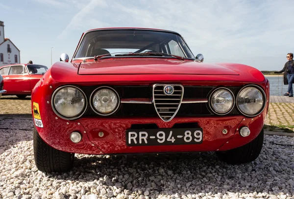 Марта 2023 Года Alfa Romeo Classic Tour Эспаньоле Брага Португалия — стоковое фото