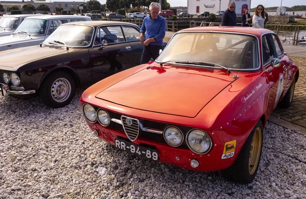Marzo 2023 Alfa Romeo Classic Vehicles Tour Esposende Braga Portugal — Foto de Stock