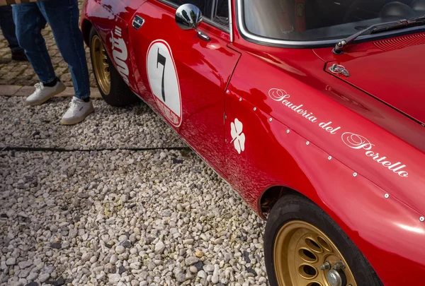 März 2023 Die Alfa Romeo Oldtimer Tour Esposende Braga Portugal — Stockfoto