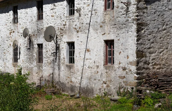 Agustus 2023 Rumah Rumah Tua Dari Minas Borralha Tinggal Tempat — Stok Foto