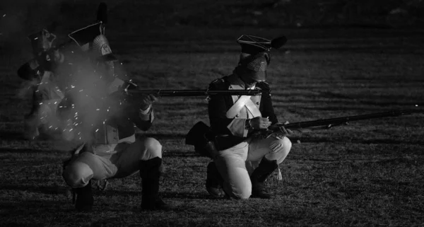 August 2023 Historic Event Cerco Almeida 1810 Recreation Napoleonic Battle — Stock Photo, Image