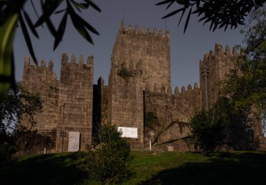 Portekiz burada doğdu, Castelo de Guimares, kuzey toprakları, Guimares, Minho, Portekiz.
