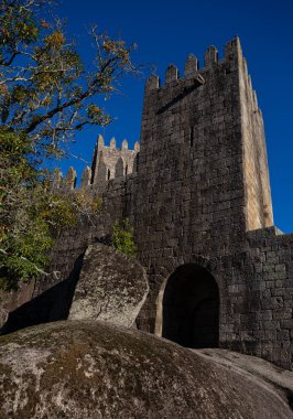Portekiz burada doğdu, Castelo de Guimares, kuzey toprakları, Guimares, Minho, Portekiz.