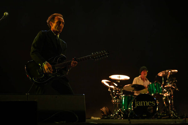 20 August 2025, The Pop Rock Band "JAMES" Live in CA Vilar de Mouros Festival, Vilar de Mouros, Portugal.