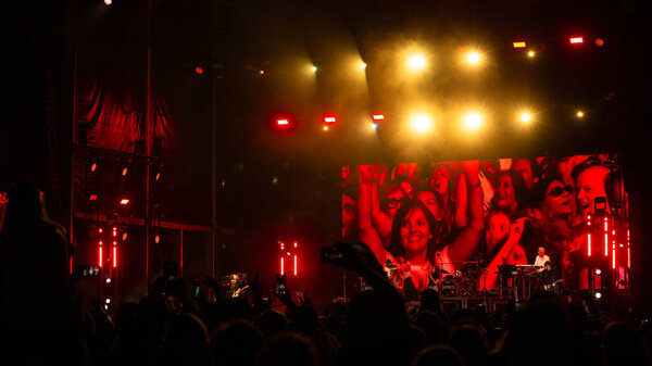 20 August 2025, The Pop Rock Band "JAMES" Live in CA Vilar de Mouros Festival, Vilar de Mouros, Portugal.