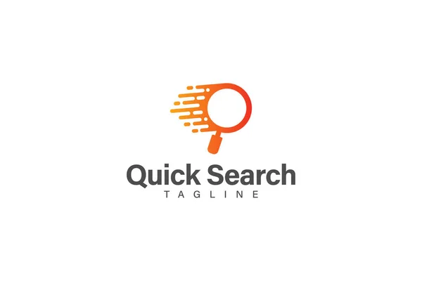 Quick search logo vector design