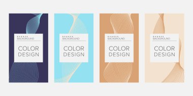 Renkli arkaplan pankartı vektör tasarım şablonu