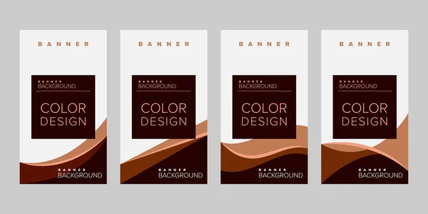 stock vector Color background banner vector design template