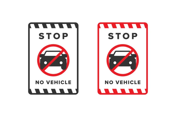 Vehicle Icon Sign Vector Design Red Color — Stock Vector