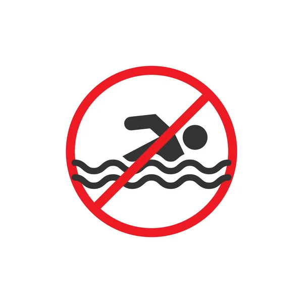 Swimming Icon Sign Vector Design — Stock Vector